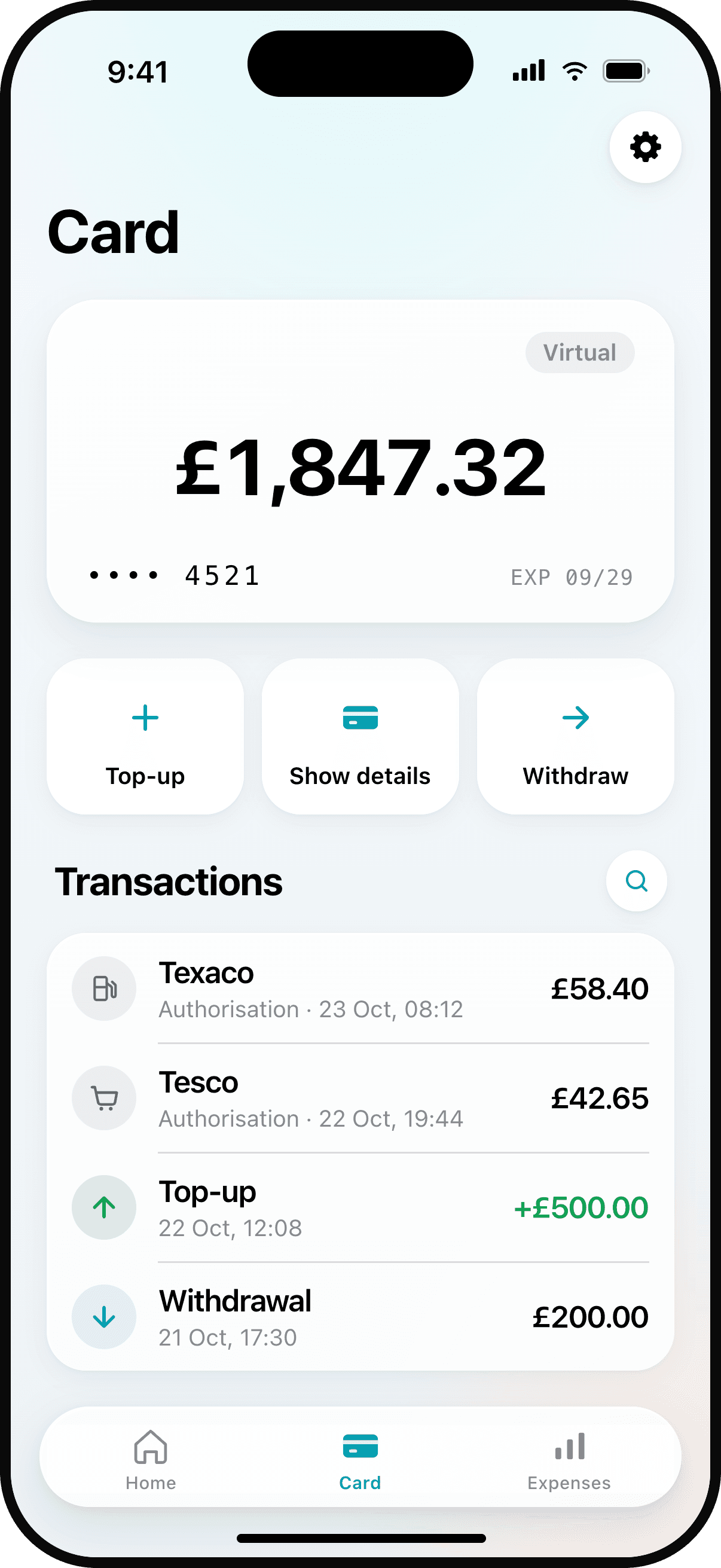 Financial Management Application
