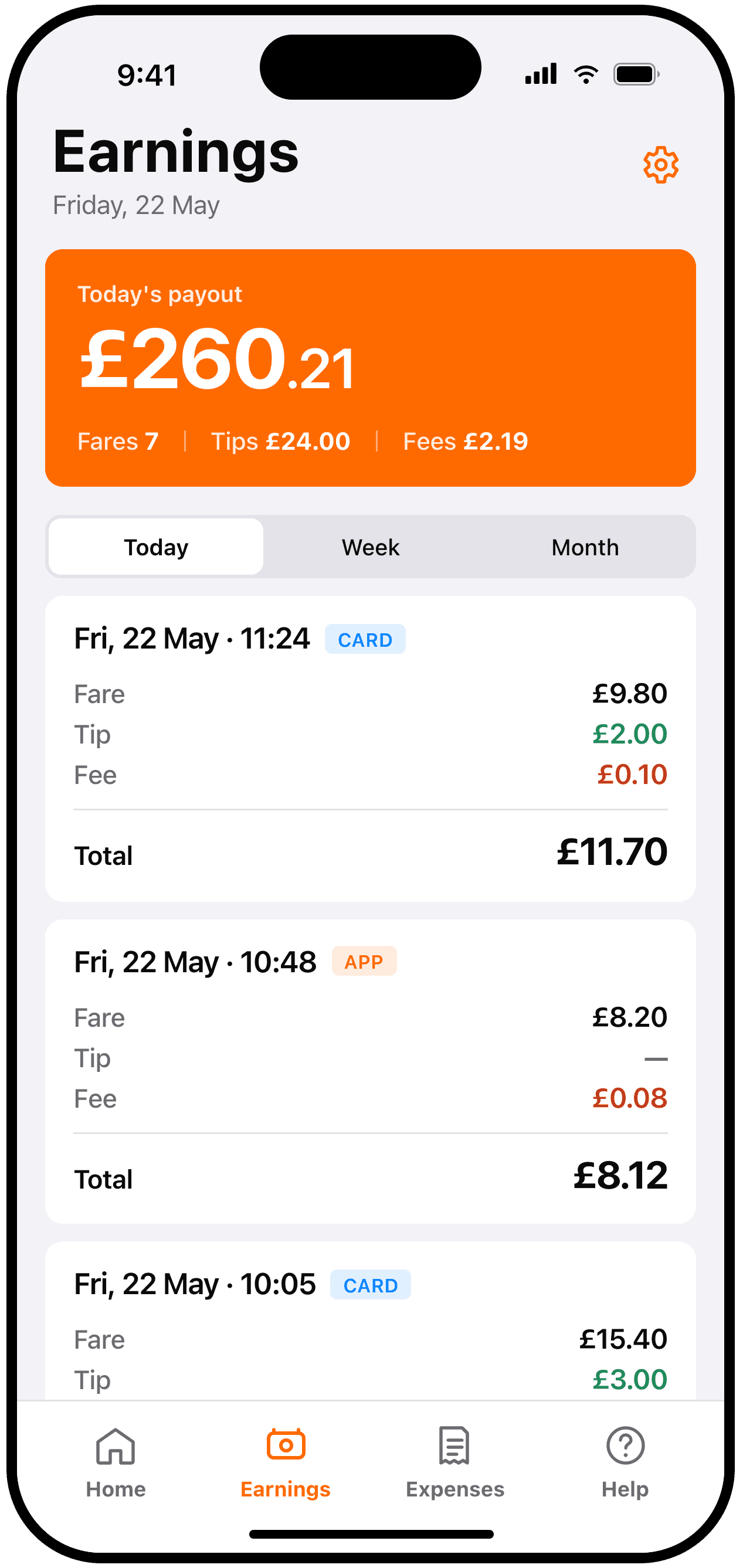 Taxi Driver Application